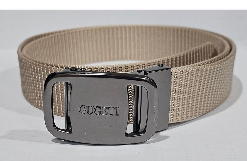 Gugeti Belt Tactical, Adjustable Buckle with Locking Clip Nylon, Mens Belt 42 In